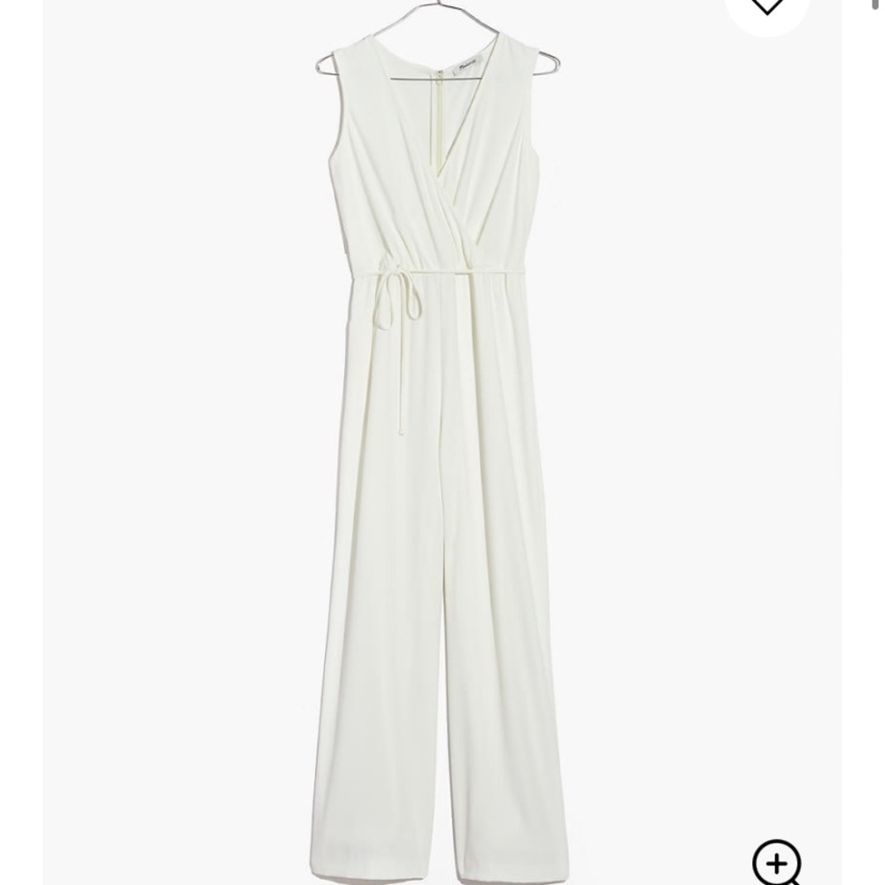Nwt madewell white jumpsuit